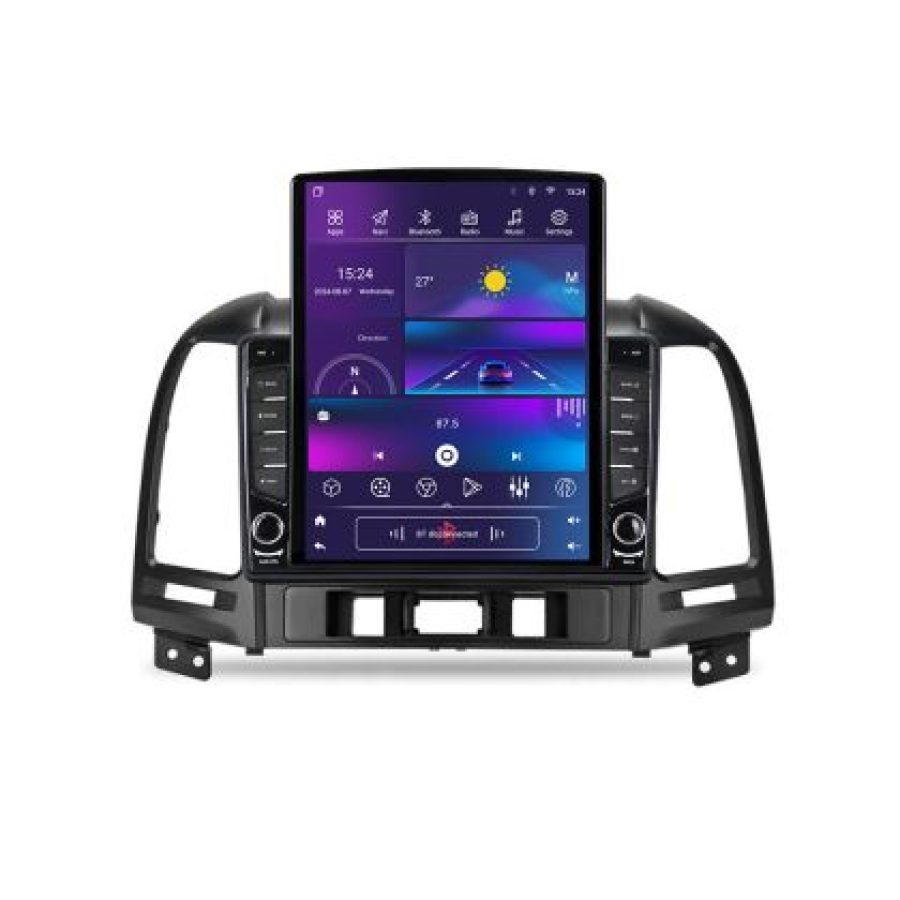 Navigatie HHyundai Santa Fe 2007-2012 K-008 ecran tip TESLA 9.7" cu Android Radio Bluetooth Internet GPS WIFI 2+32 DSP - imagine 8