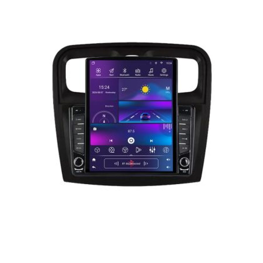 Navigatie Dacia Sandero 2012-2020 var B ecran tip TESLA 9.7" cu Android Radio Bluetooth Internet GPS WIFI 2+32 DSP Qua - imagine 8