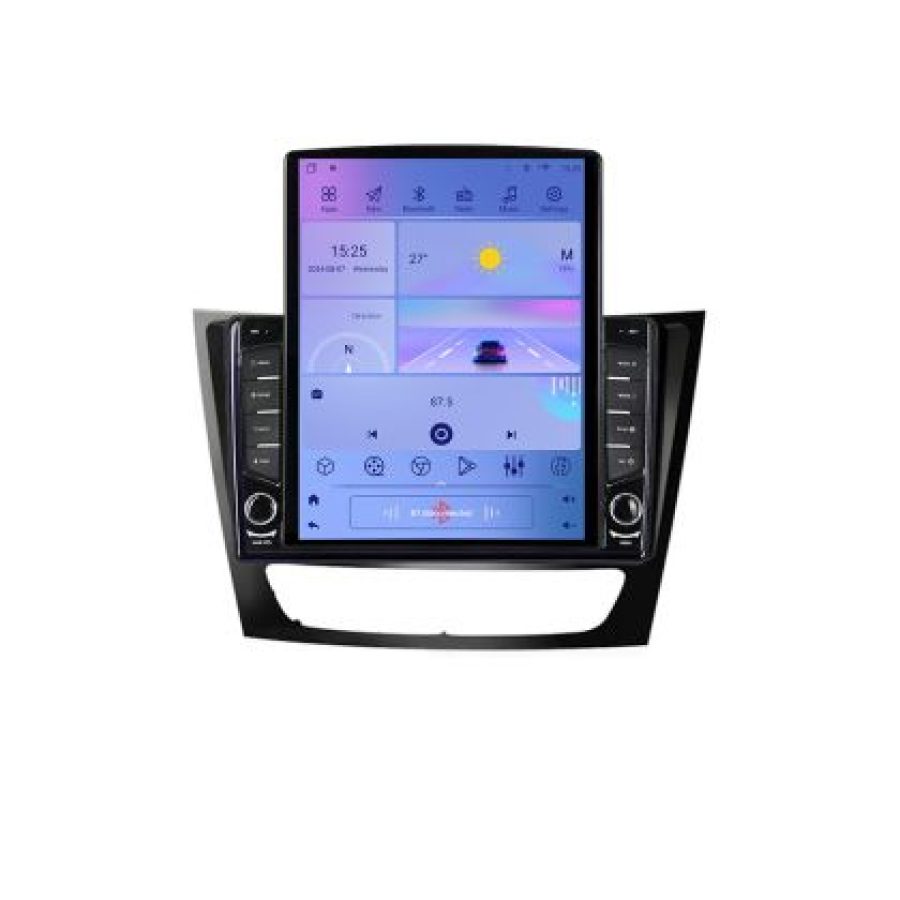 Navigatie Mercedes W211 W219 K-090 ecran tip TESLA 9.7" cu Android Radio Bluetooth Internet GPS WIFI 2+32 DSP Quad Cor - imagine 7