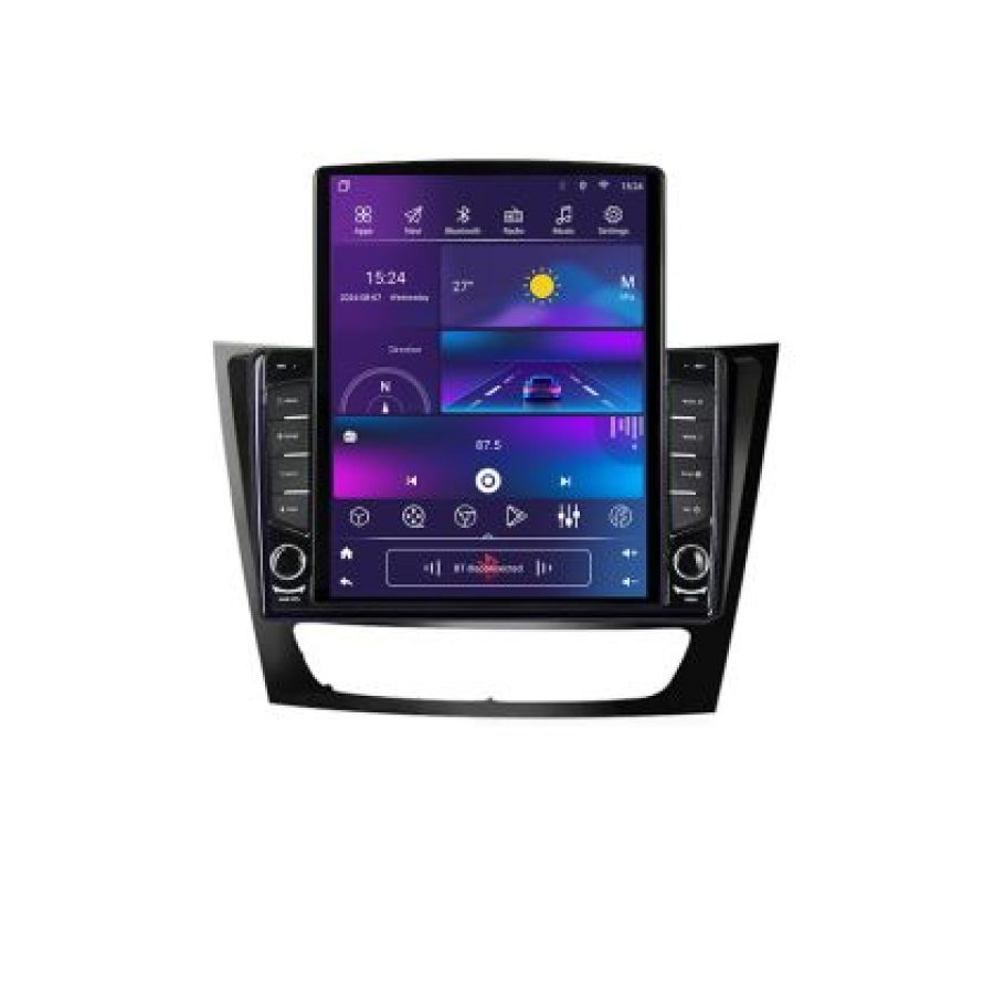 Navigatie Mercedes W211 W219 K-090 ecran tip TESLA 9.7" cu Android Radio Bluetooth Internet GPS WIFI 2+32 DSP Quad Cor - imagine 8