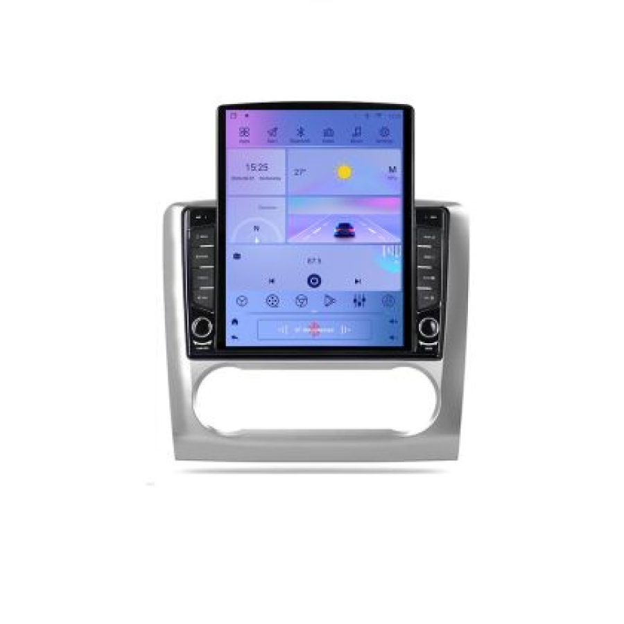 Navigatie Ford Focus clima automata K-140-automatic ecran tip TESLA 9.7" cu Android Radio Bluetooth Internet GPS WIFI - imagine 7