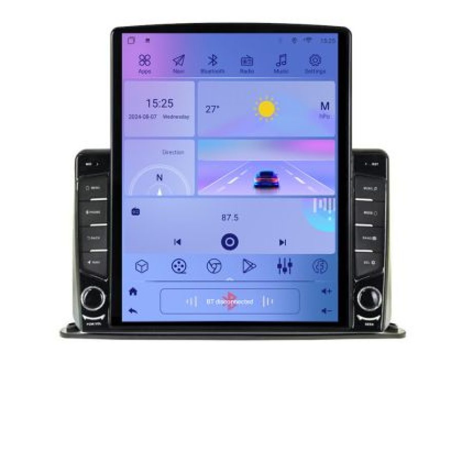 Navigatie universala 2 din 9 inch ecran tip TESLA 9.7" cu Android Radio Bluetooth Internet GPS WIFI 2+32 DSP Quad C - imagine 7