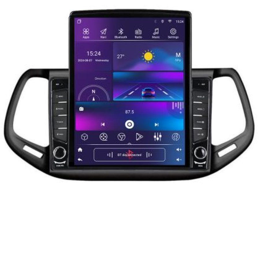 Navigatie JEEP COMPASS 2017 Manual K-732 ecran tip TESLA 9.7" cu Android Radio Bluetooth Internet GPS WIFI 2+32 DSP Qu - imagine 8