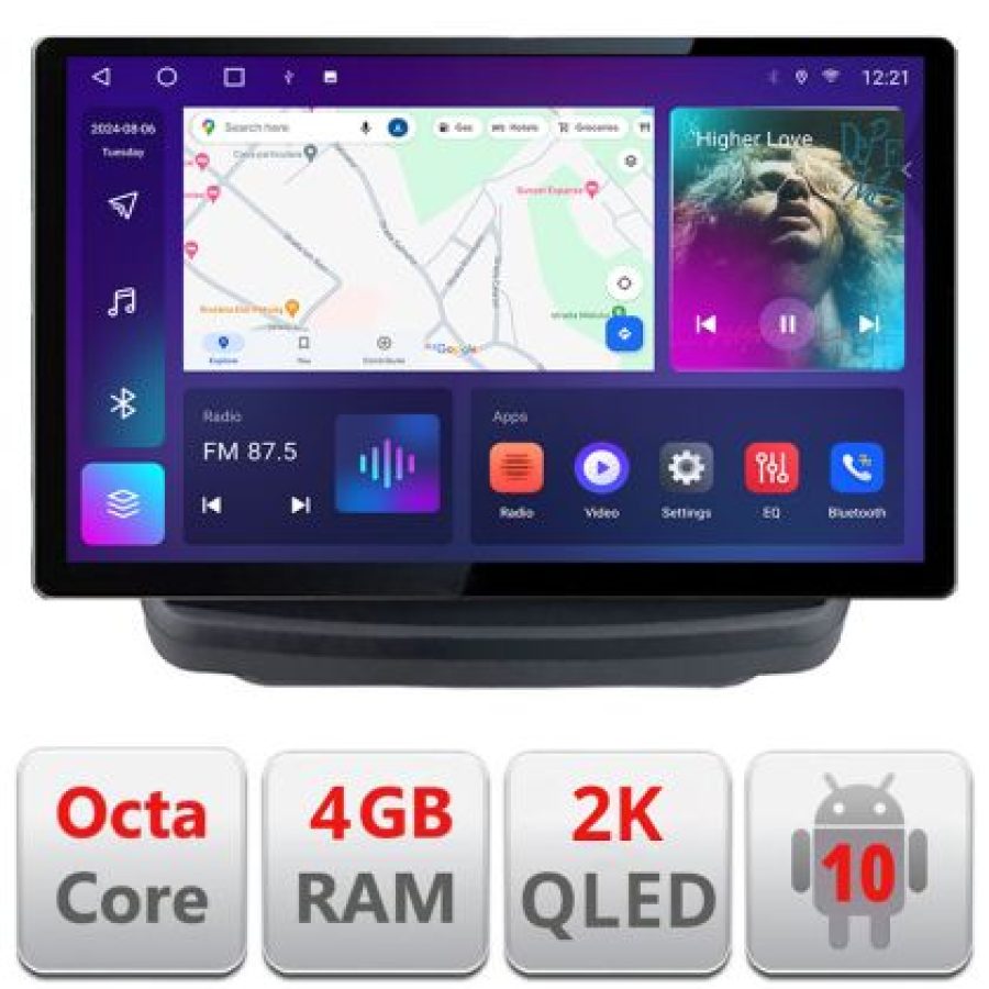Navigatie Hyundai Genesis Edotec 4+32 2K 13 inch qled android 4G DSP gps internet  Kit-GENESYS - imagine 6