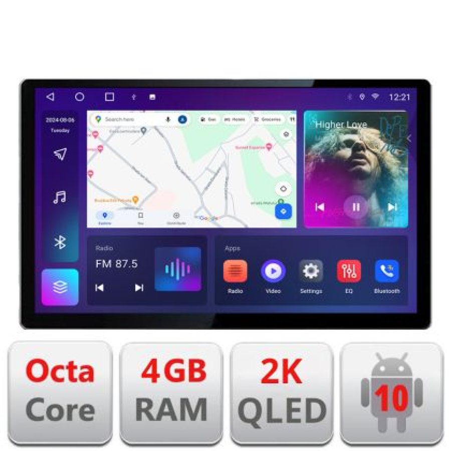 Navigatie Suzuki SX4 2006-2013 Edotec 4+32 2K 13 inch qled android 4G DSP gps internet  Kit-124 - imagine 7
