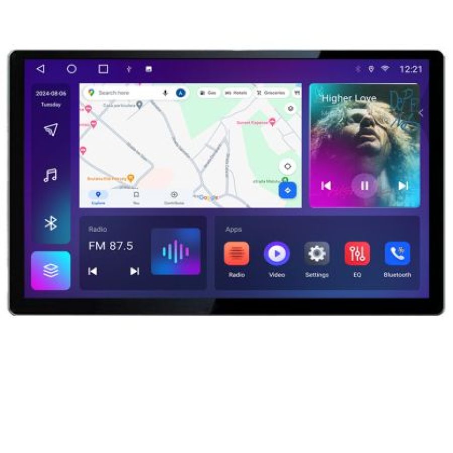 Navigatie Smart For Two 2005-2010 Edotec 4+32 2K 13 inch qled android 4G DSP gps internet  Kit-smart05 - imagine 8