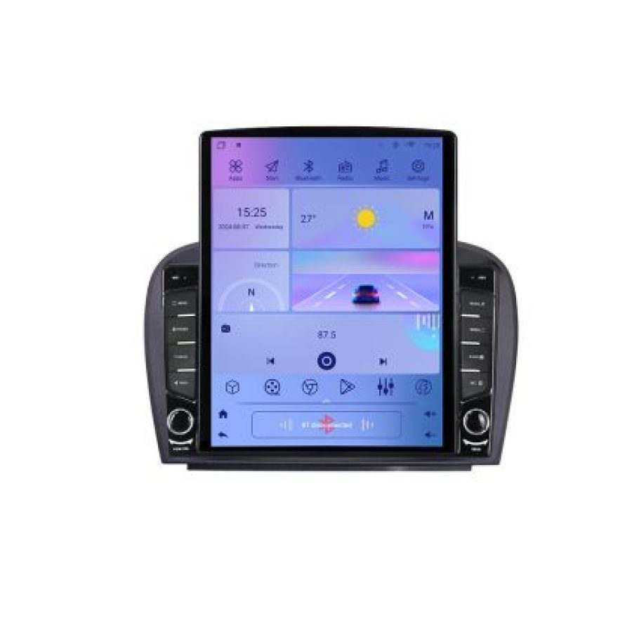 Navigatie Mercedes SL W230 2004-2011 G-W230 ecran tip TESLA 9.7" cu Android Radio Bluetooth Internet GPS WIFI 4+32GB D - imagine 7