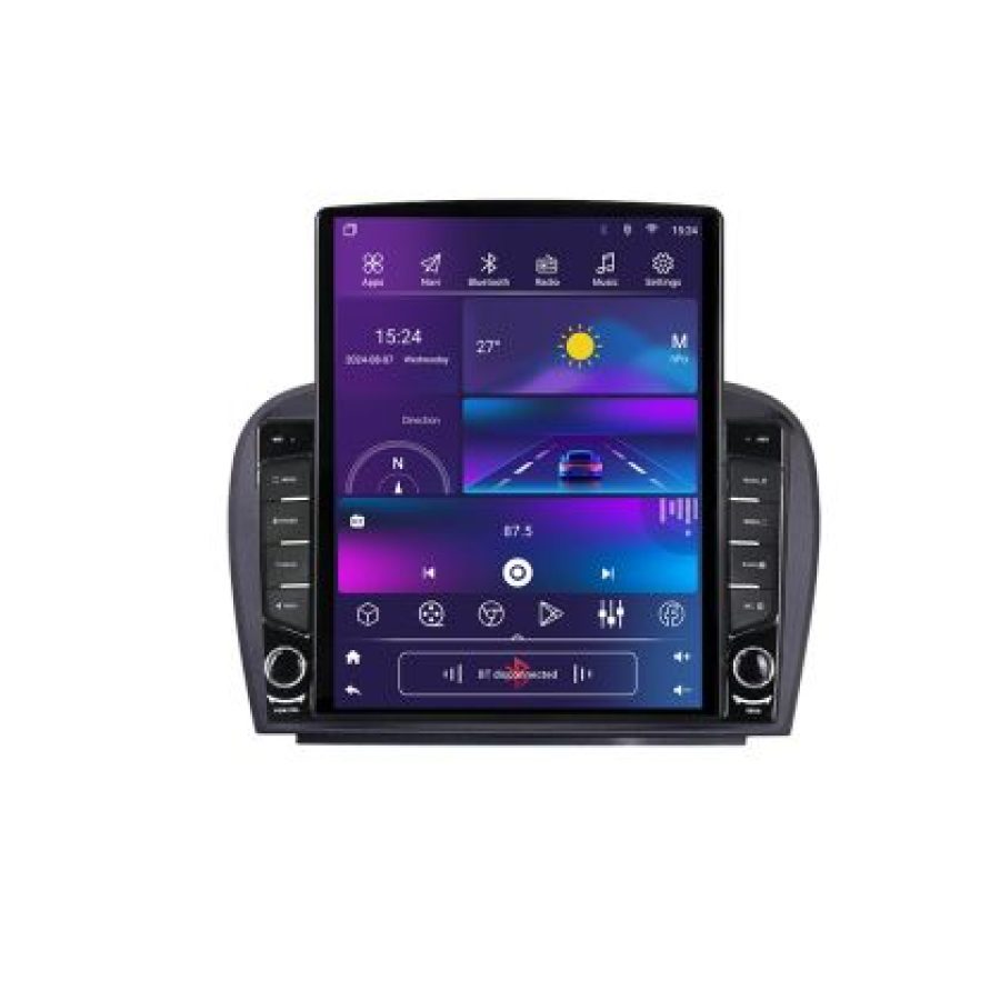 Navigatie Mercedes SL W230 2004-2011 G-W230 ecran tip TESLA 9.7" cu Android Radio Bluetooth Internet GPS WIFI 4+32GB D - imagine 8