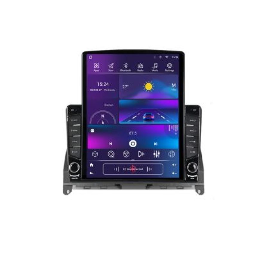 Navigatie Mercedes W204 2008-2012 G-W204 ecran tip TESLA 9.7" cu Android Radio Bluetooth Internet GPS WIFI 4+32GB DSP - imagine 8