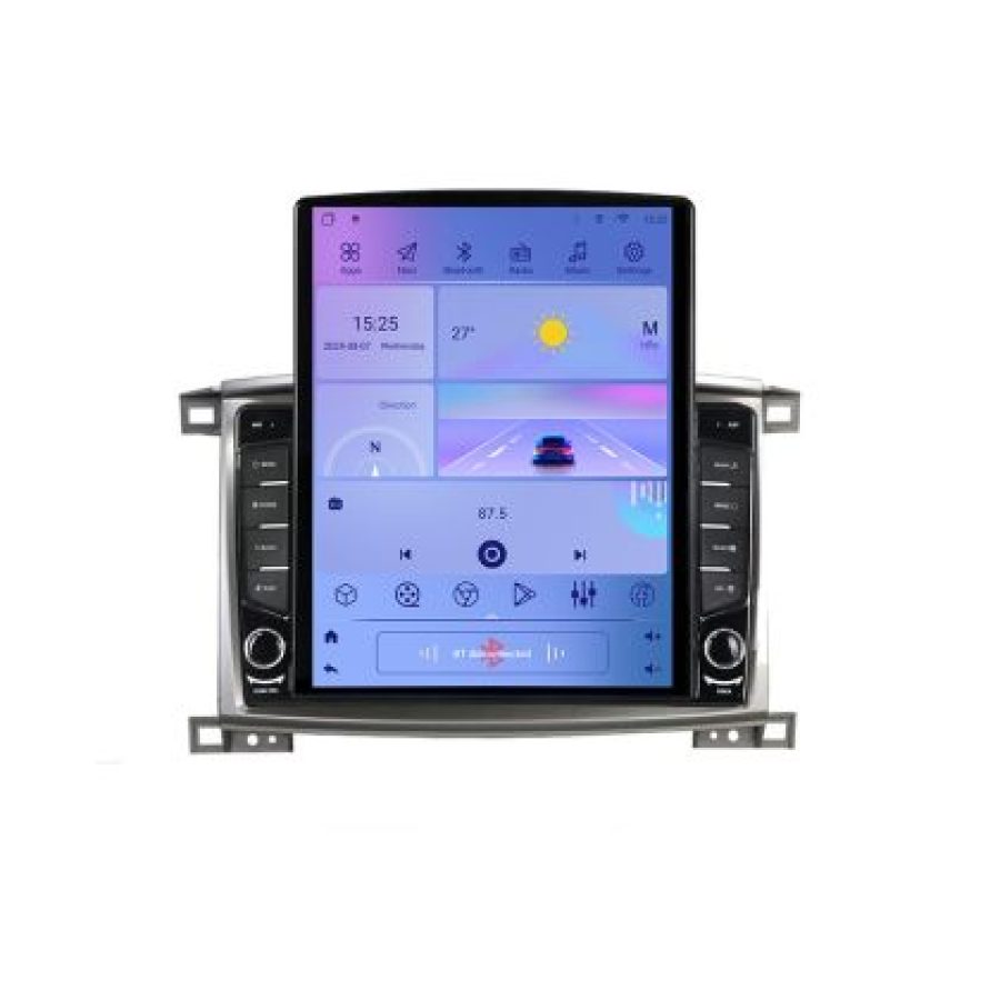 Navigatie Toyota Land Cruiser L100 2002-2008 G-l100 ecran tip TESLA 9.7" cu Android Radio Bluetooth Internet GPS WIFI - imagine 9