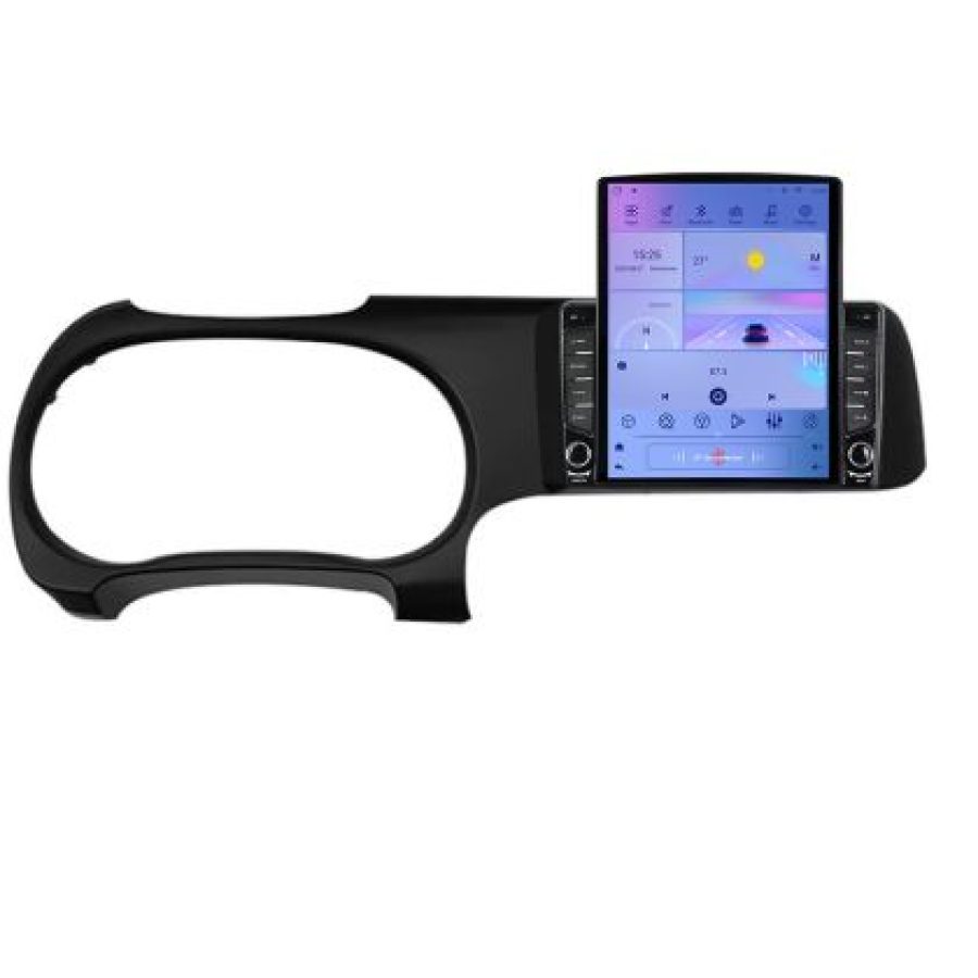 Navigatie HHyundai I10 2020 G-i10 ecran tip TESLA 9.7" cu Android Radio Bluetooth Internet GPS WIFI 4+32GB DSP 4G Octa - imagine 7