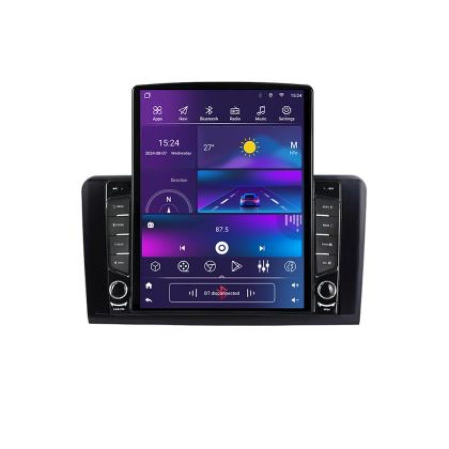 Navigatie Mercedes ML GL G-213 ecran tip TESLA 9.7" cu Android Radio Bluetooth Internet GPS WIFI 4+32GB DSP 4G Octa Co - imagine 8