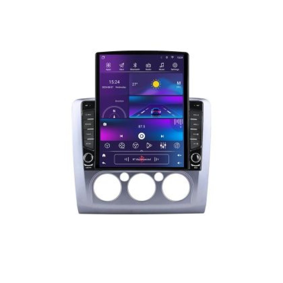 Navigatie Ford Focus clima manuala G-140-manual ecran tip TESLA 9.7" cu Android Radio Bluetooth Internet GPS WIFI 4+32 - imagine 8