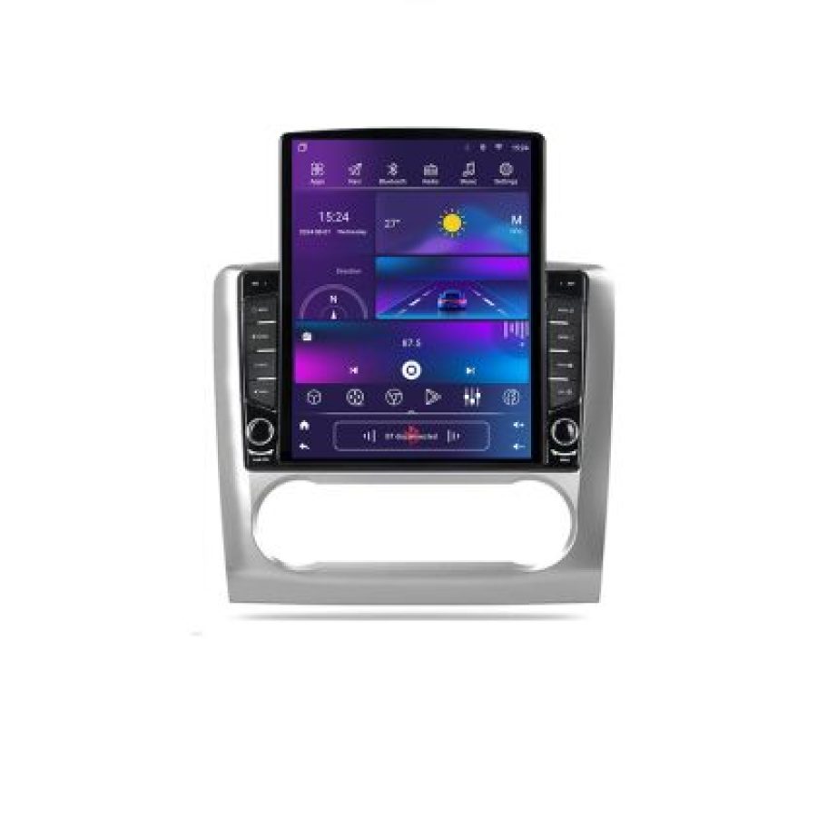 Navigatie Ford Focus clima automata G-140-automatic ecran tip TESLA 9.7" cu Android Radio Bluetooth Internet GPS WIFI - imagine 8