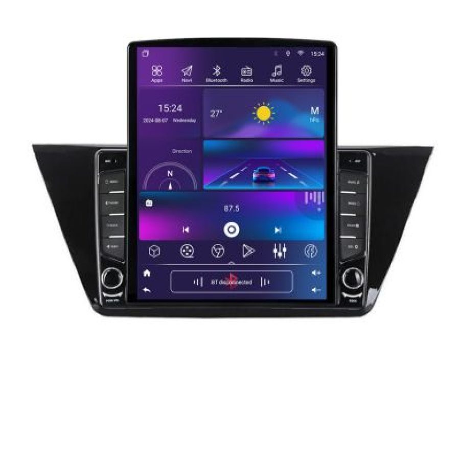 Navigatie VOLKSWAGEN TOURAN 2016- H-3144 ecran tip TESLA 9.7" cu Android Radio Bluetooth Internet GPS WIFI 4+32GB DSP - imagine 8