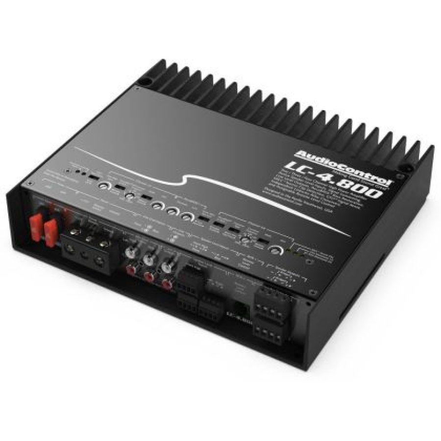 Amplificator puternic 4 canale cu ACCUBASS® 12V AudioControl LC-4.800, 4 x 200 watts, in 2 sau 4 ohm, clasa D - imagine 6