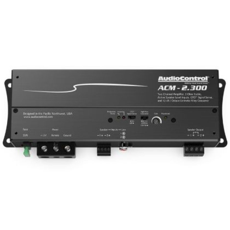 Micro Amplificator Audiocontrol ACM-2.300, 2 x 150 watts, in 2 sau 4 ohm, clasa D, 2 canale - imagine 5