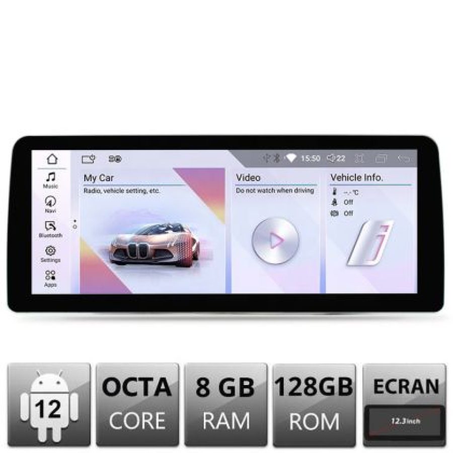Navigatie dedicata Edotec BMW Z4 E89 masini cu unitate CIC Android ecran 12.3" 8+128 4G BT - imagine 3