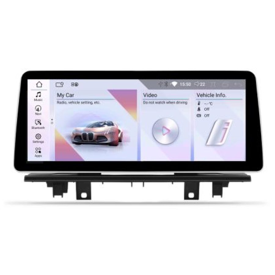 Navigatie BMW X1 F48 2014-2016 cu ecran NBT Android ecran 12.3" 4+64 4G BT - imagine 4