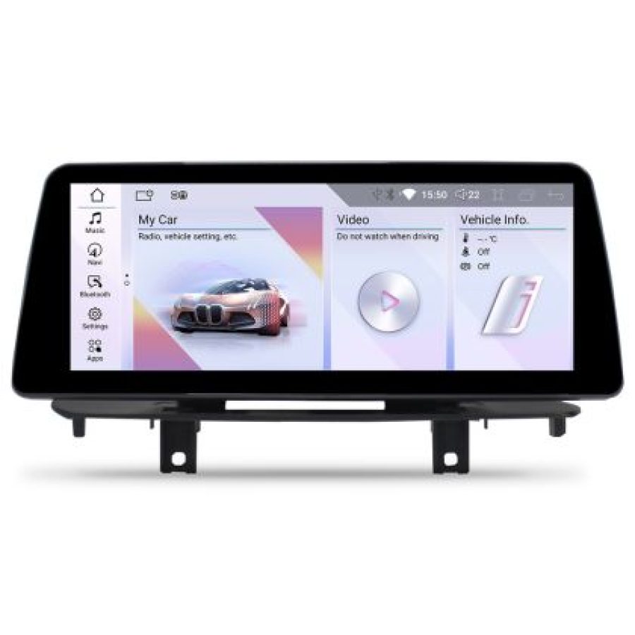 Navigatie BMW X5 X6 F15 F16 2016-2019 cu ecran EVO Android ecran 12.3" 4+64 4G BT - imagine 4