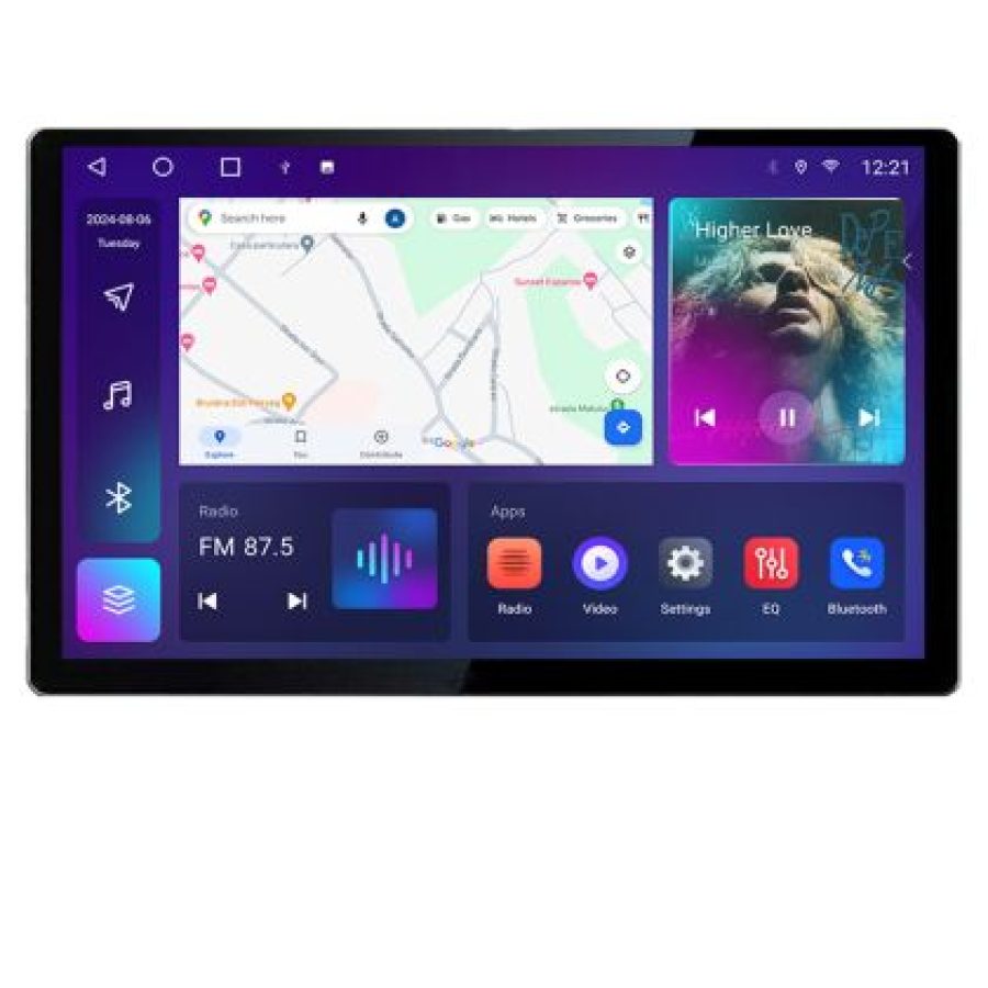 Navigatie dedicata Edonav Toyota Yaris 2020-, Ecran 2K QLED 13",Octacore,4Gb RAM,32Gb Hdd,4G,360,DSP,Carplay,Bluetooth - imagine 4