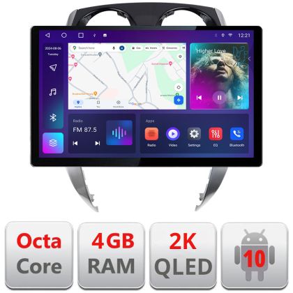 Navigatie dedicata Edonav Nisan Note 2012-2019, Ecran 2K QLED 13",Octacore,4Gb RAM,32Gb Hdd,4G,360,DSP,Carplay,Bluetooth - imagine 3