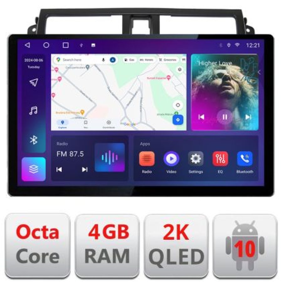 Navigatie dedicata Edonav Suzuki Celerio 2014-2021, Ecran 2K QLED 13",Octacore,4Gb RAM,32Gb Hdd,4G,360,DSP,Carplay,Bluetooth - imagine 3