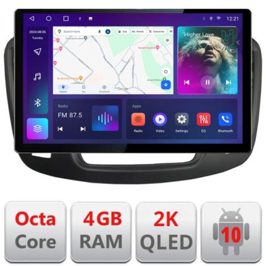 Navigatie dedicata Edonav Chrysler 200 2015-2019, Ecran 2K QLED 13",Octacore,4Gb RAM,32Gb Hdd,4G,360,DSP,Carplay,Bluetooth - imagine 3