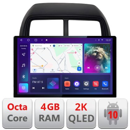 Navigatie dedicata Edonav Mitsubishi ASX 2017-2021 model facelift, Ecran 2K QLED 13",Octacore,4Gb RAM,32Gb Hdd,4G,360,DSP,Carplay,Bluetooth - imagine 3