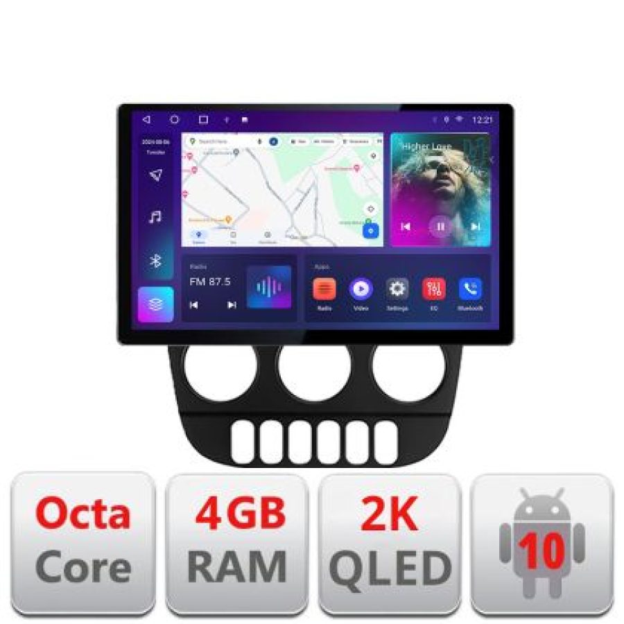 Navigatie dedicata Edonav Mercedes ML W163 1998-2005, Ecran 2K QLED 13",Octacore,4Gb RAM,32Gb Hdd,4G,360,DSP,Carplay,Bluetooth - imagine 3