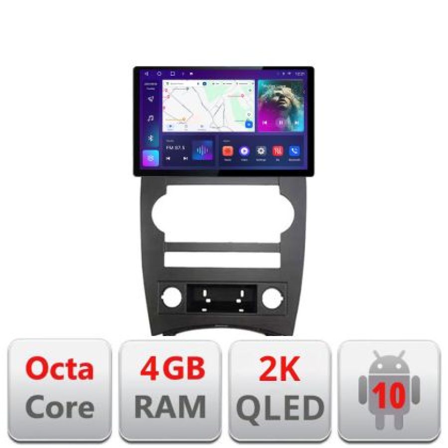 Navigatie dedicata Edonav Jeep Commander, Ecran 2K QLED 13",Octacore,4Gb RAM,32Gb Hdd,4G,360,DSP,Carplay,Bluetooth - imagine 3