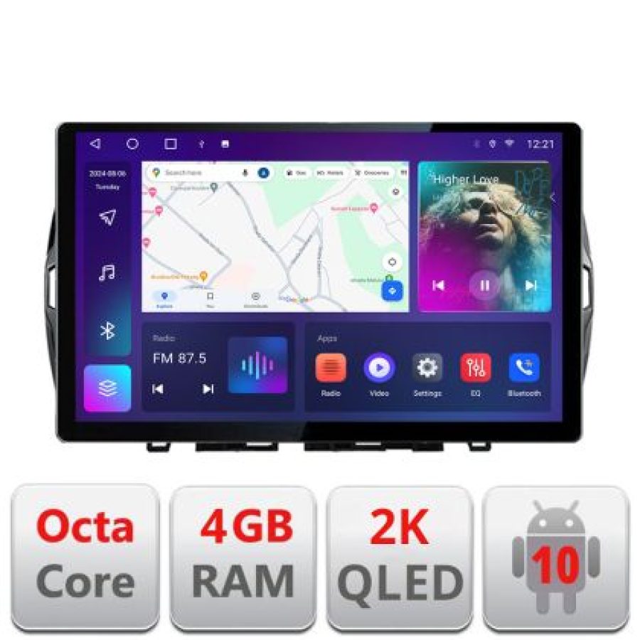 Navigatie dedicata Edonav Citroen C5 Aircross, Ecran 2K QLED 13",Octacore,4Gb RAM,32Gb Hdd,4G,360,DSP,Carplay,Bluetooth E513-pro - imagine 3