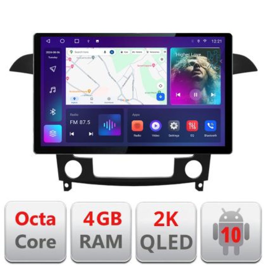 Navigatie dedicata Ford S-Max 2008-2012 N-003 Edonav ecran 13" 2K 8 si 128 Android Waze USB Navigatie 4G 360 Toslink Youtube Radio - imagine 3
