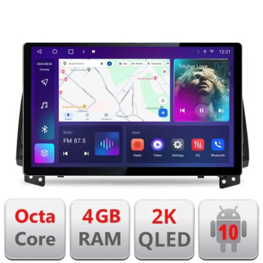 Navigatie dedicata Hyundai Santa Fe N-008 Edonav ecran 13" 2K 8 si 128 Android Waze USB Navigatie 4G 360 Toslink Youtube Radio KIT - imagine 3