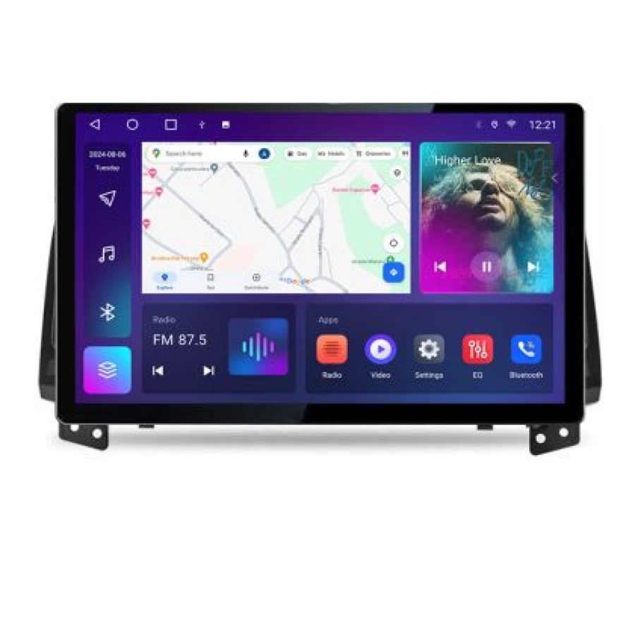 Navigatie dedicata Hyundai Santa Fe N-008 Edonav ecran 13" 2K 8 si 128 Android Waze USB Navigatie 4G 360 Toslink Youtube Radio KIT - imagine 4