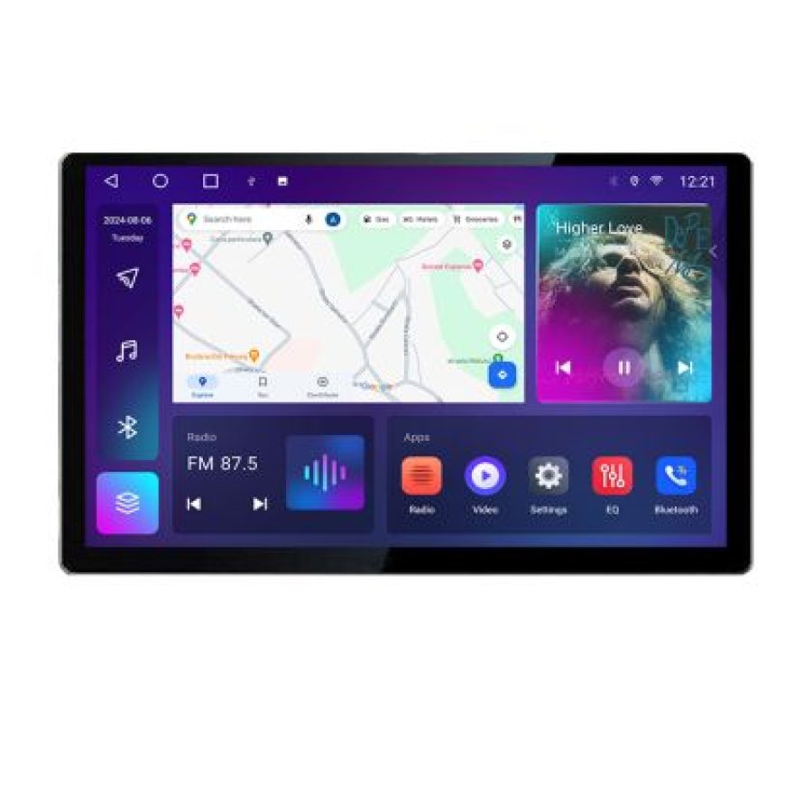 Navigatie dedicata Mercedes ML GL N-213 Edonav ecran 13" 2K 8 si 128 Android Waze USB Navigatie 4G 360 Toslink Youtube Radio KIT-2 - imagine 4