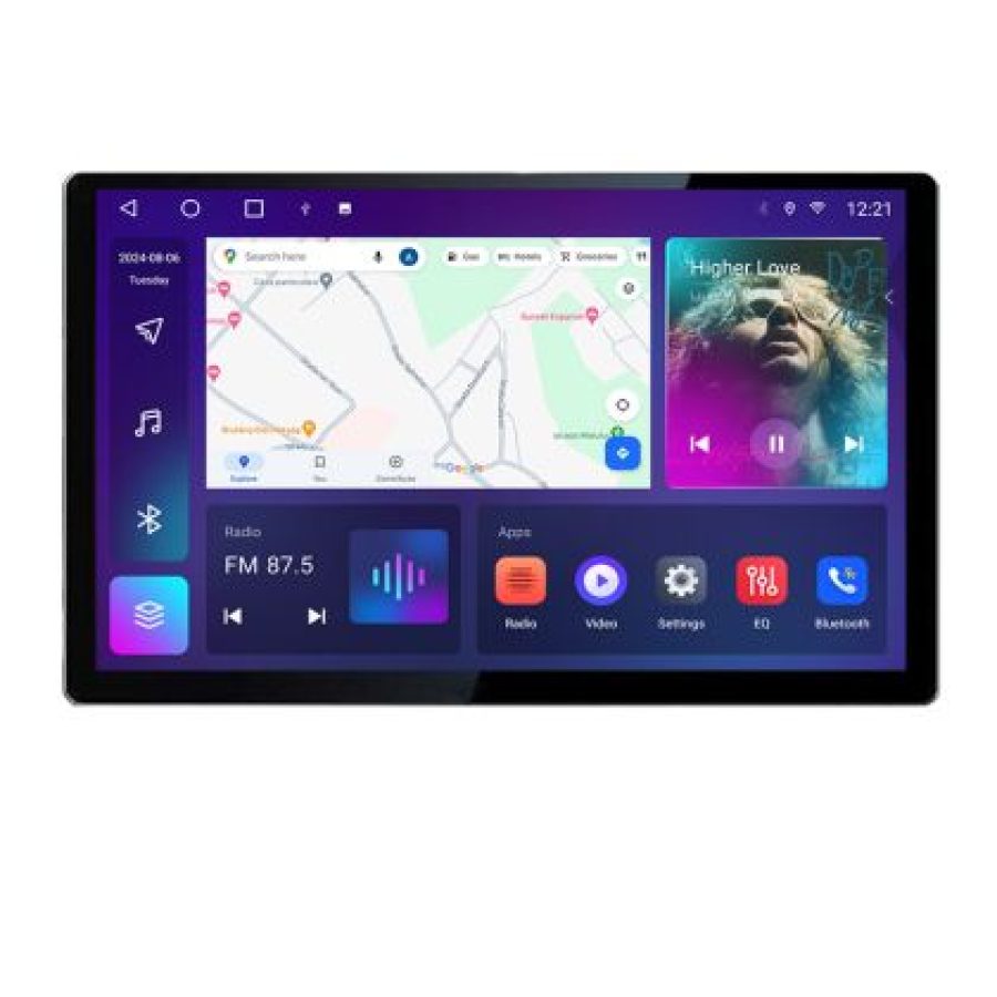 Navigatie dedicata Mercedes Clasa R N-215 Edonav ecran 13" 2K 8 si 128 Android Waze USB Navigatie 4G 360 Toslink Youtube Radio KIT - imagine 4
