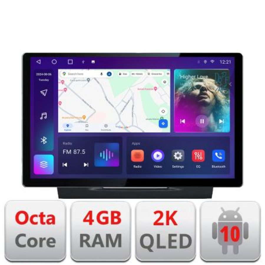 Navigatie dedicata Suzuki Grand Vitara 2016- N-2265 Edonav ecran 13" 2K 8 si 128 Android Waze USB Navigatie 4G 360 Toslink Youtube - imagine 3