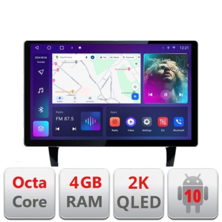 Navigatie dedicata Porsche Cayenne 2002-2011 N-443 Edonav ecran 13" 2K 8 si 128 Android Waze USB Navigatie 4G 360 Toslink Youtube - imagine 3