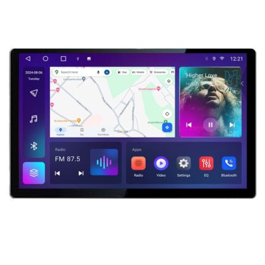 Navigatie dedicata Peugeot 508 N-5637 Edonav ecran 13" 2K 8 si 128 Android Waze USB Navigatie 4G 360 Toslink Youtube Radio KIT-563 - imagine 4