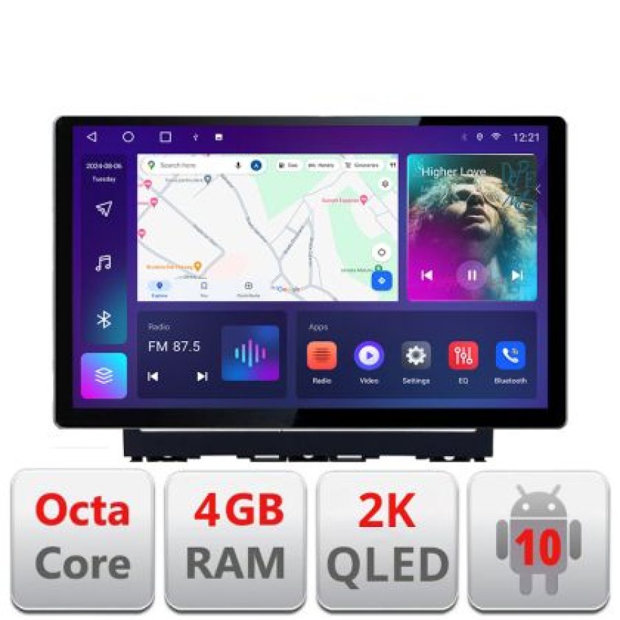 Navigatie dedicata Fiat Albea 2009-2014 N-ALBEA Edonav ecran 13" 2K 8 si 128 Android Waze USB Navigatie 4G 360 Toslink Youtube Rad - imagine 3