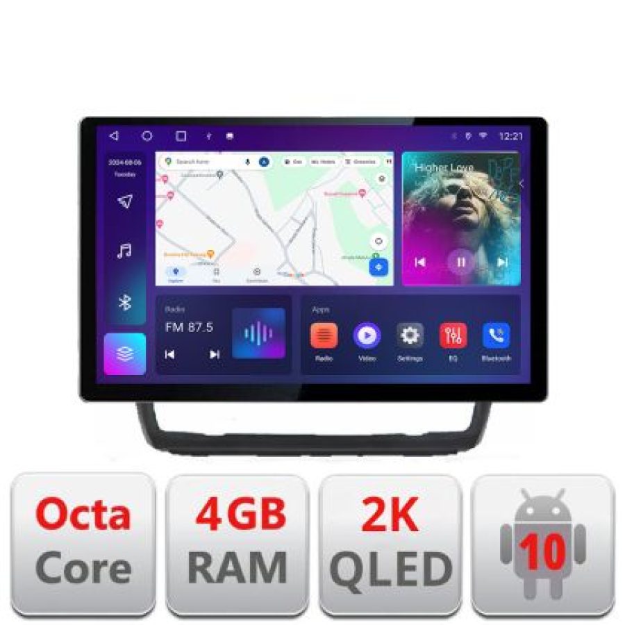 Navigatie dedicata BMW Seria 1 E87 N-BMW117 Edonav ecran 13" 2K 8 si 128 Android Waze USB Navigatie 4G 360 Toslink Youtube Radio K - imagine 3