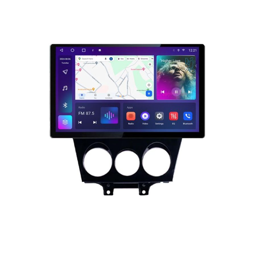 Navigatie dedicata Mazda RX8 2003-2008 Edonav ecran 13" 2K 8 si 128 Android Waze USB Navigatie 4G 360 Toslink Youtube Radio kit-rx - imagine 2