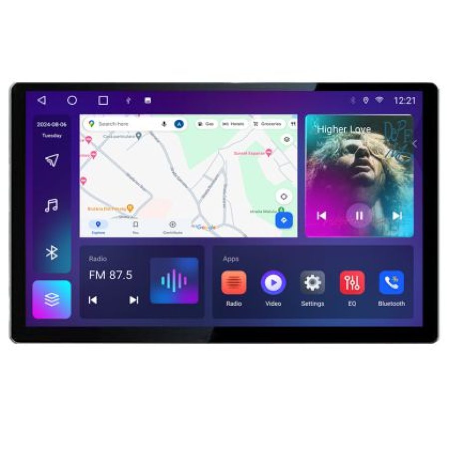 Navigatie dedicata Volvo S60 2002-2008 Edonav ecran 13" 2K 8 si 128 Android Waze USB Navigatie 4G 360 Toslink Youtube Radio KIT-s6 - imagine 4