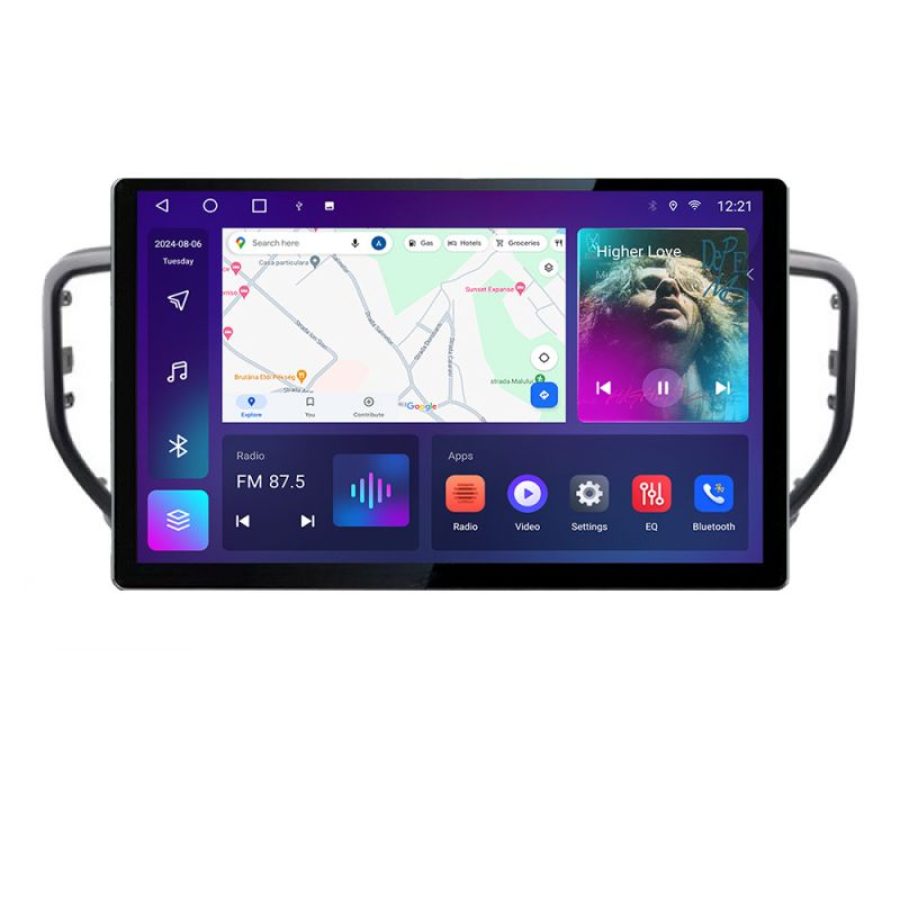 Navigatie dedicata Kia Sportage facelift 2019 - N-sportage-19 Edonav ecran 13" 2K 8 si 128 Android Waze USB Navigatie 4G 360 Tosli - imagine 2