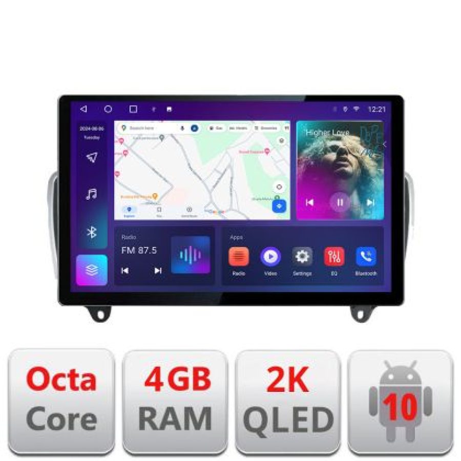 Navigatie dedicata Mercedes ML W166 NTG4.5 N-W166 Edonav ecran 13" 2K 8 si 128 Android Waze USB Navigatie 4G 360 Toslink Youtube R - imagine 3