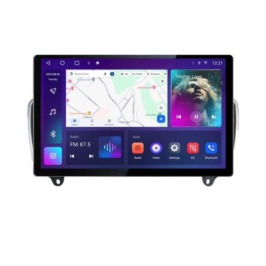 Navigatie dedicata Mercedes ML W166 NTG4.5 N-W166 Edonav ecran 13" 2K 8 si 128 Android Waze USB Navigatie 4G 360 Toslink Youtube R - imagine 2