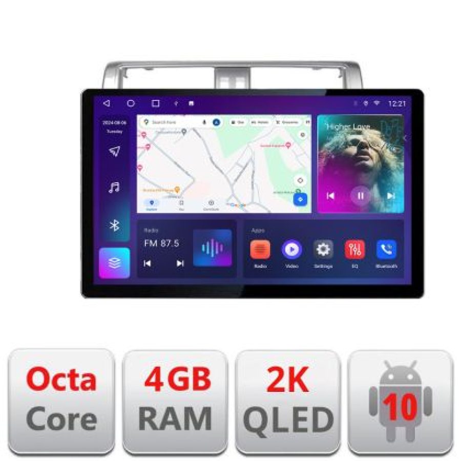 Navigatie dedicata Toyota Landcruiser J150 Prado 2014-2017 N-065 Edonav ecran 13" 2K 8 si 128 Android Waze USB Navigatie 4G 360 To - imagine 3