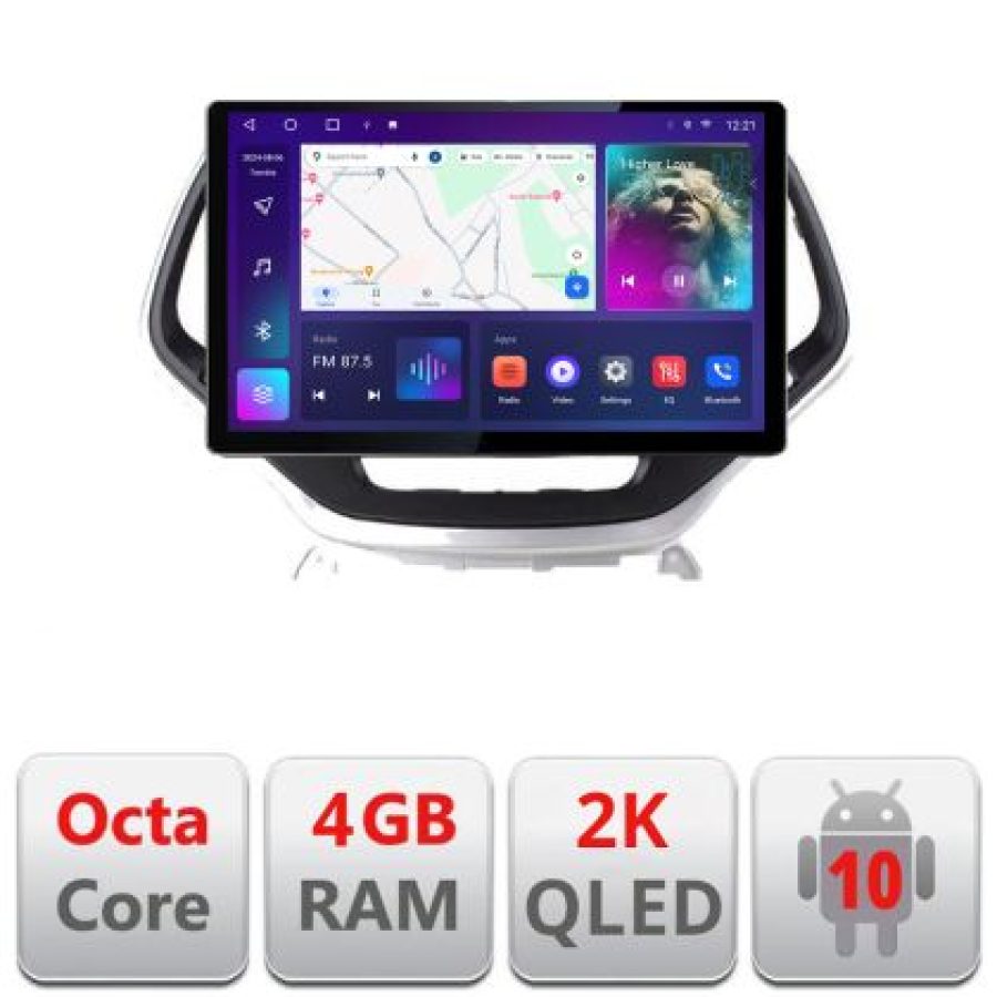 Navigatie dedicata  Jeep Cherokee 2014-2019 N-248 Edonav ecran 13" 2K 8 si 128 Android Waze USB Navigatie 4G 360 Toslink Youtube R - imagine 3