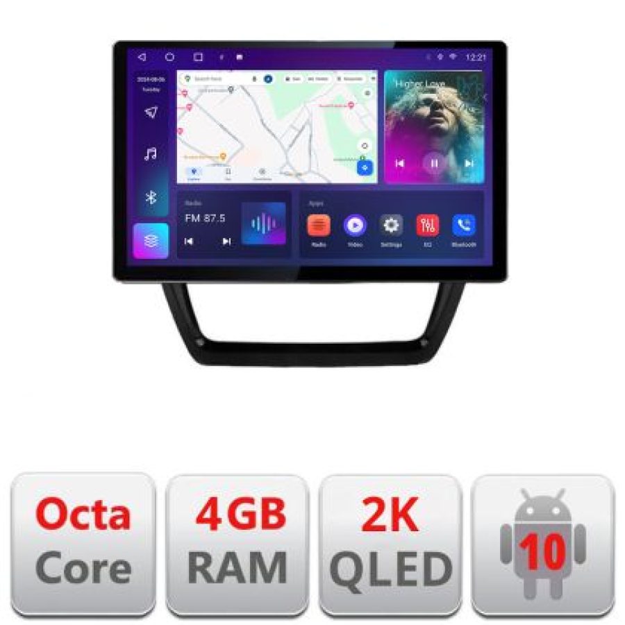 Navigatie dedicata VW Jetta 2011-2018 N-JETTN-15 Edonav ecran 13" 2K 8 si 128 Android Waze USB Navigatie 4G 360 Toslink Youtube Ra - imagine 3